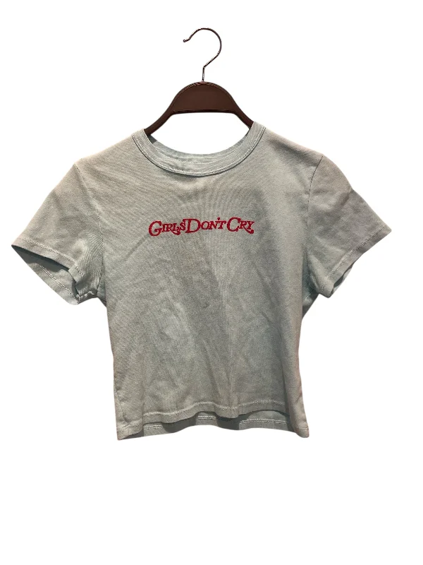 Crazy Savings Girls Don't Cry/T-Shirt/S/Cotton/BLU/Girls Don't Cry Baby Tee