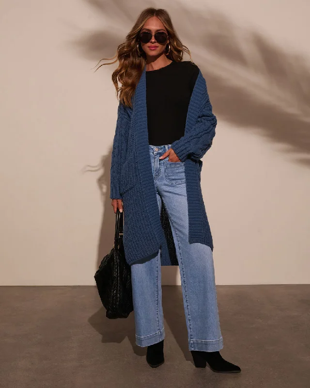 Weekend Discounts Worth Grabbing Ludlow Cable Knit Duster Cardigan