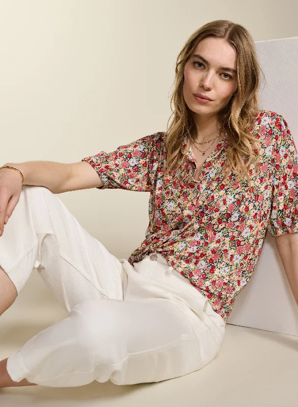 Steals and Deals Faye Short Sleeved Blouse