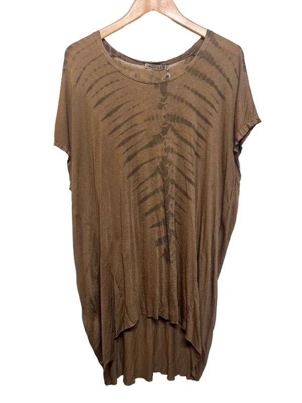 One-DAY Sale Rabena Saloner Brown Beach Top (Size L)