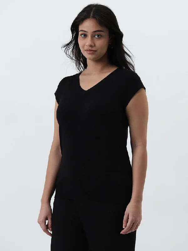 Crazy Deals Gia Black Solid Top