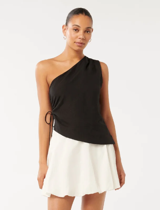 Weekend Offers That Impress Noah One Shoulder Top