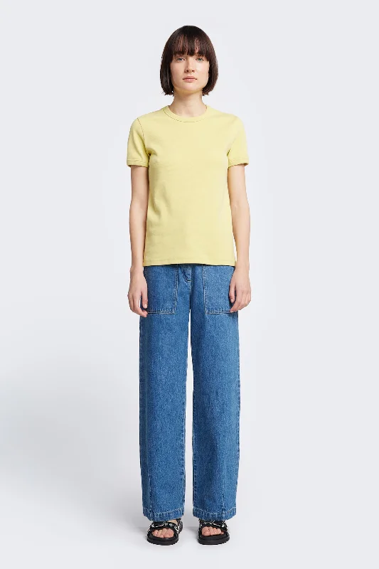 Super Sale Veil Rib Tee Straw