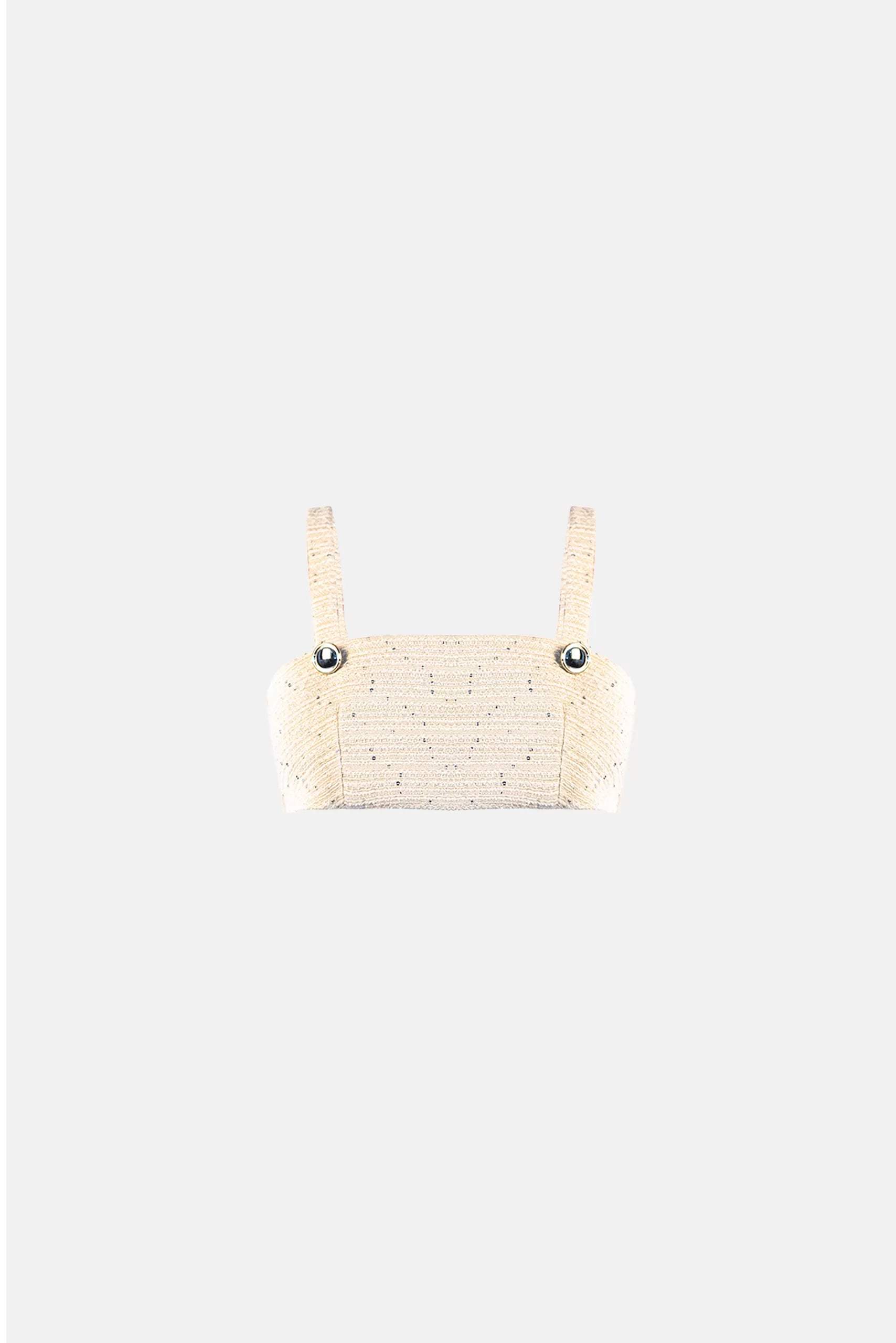 Sale Alert Crop Top Lisa in Vanilla
