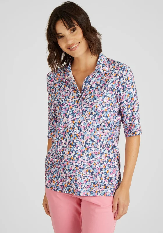 Great Bargains Rabe Spotty Print Polo Shirt, Multi
