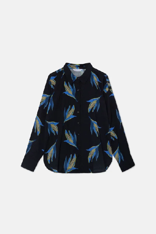 Great Deals Compania Fantasdtica LENZING™ ECOVERO™ viscose shirt with corn print