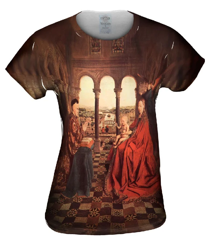 Discount Mania Van Eyck - "De Maagd van Kanselier Rolin~The Virgin and Chancellor Rolin" (1620)