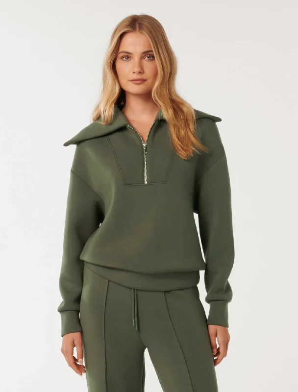 Savings Bonanza Tiana Loungewear Zip Front Sweatshirt