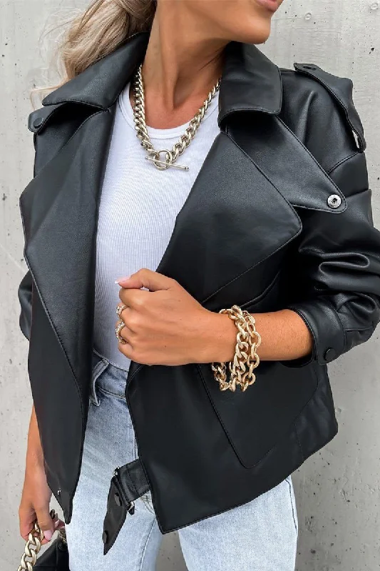 Don't Wait WOMEN BOYFRIEND LAPEL OVERSIZED CASUAL JACKET