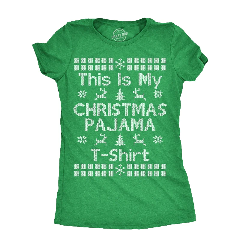Amazing Value This Is My Christmas Pajama T Shirt Women's T Shirt