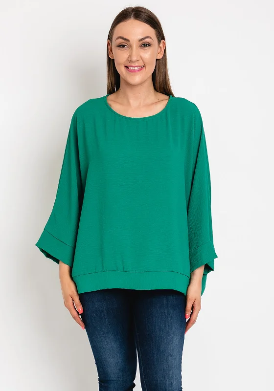 Weekend Savings Sensation d.e.c.k. By Decollage One Size Batwing Top, Green