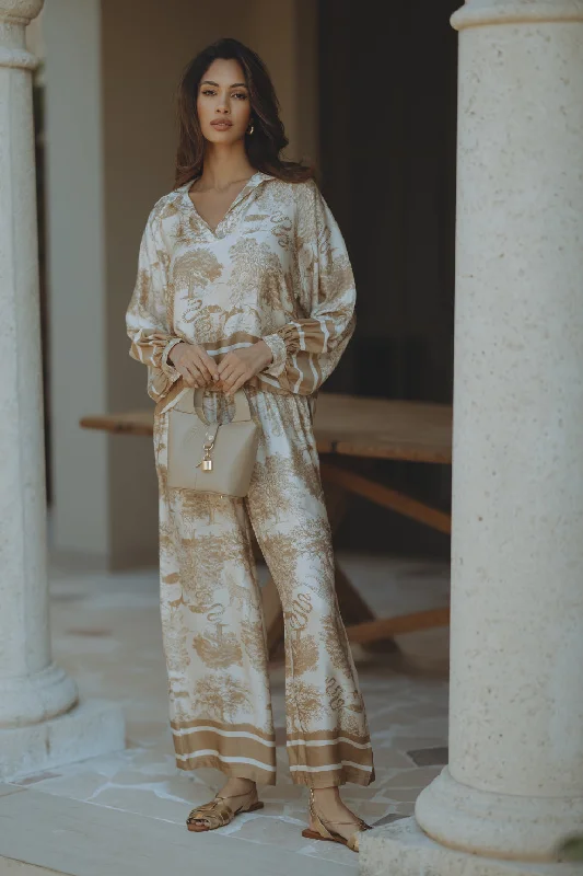 Weekend Deal BOTANIC PANTS - BEIGE