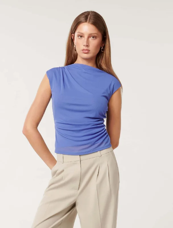 Weekend Discounts to Grab Mel Extended Sleeve Mesh Top