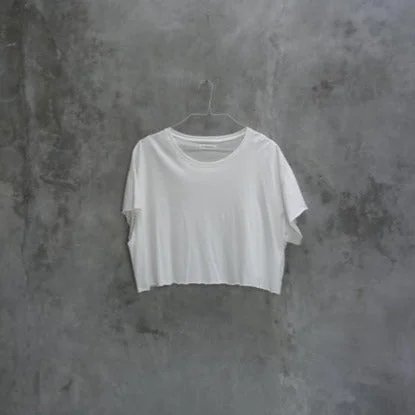 Instant Discount DARI  [ for ] - 100% cotton crop top