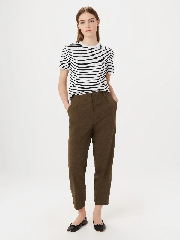 Discount Mania The Essential Striped T-Shirt in White