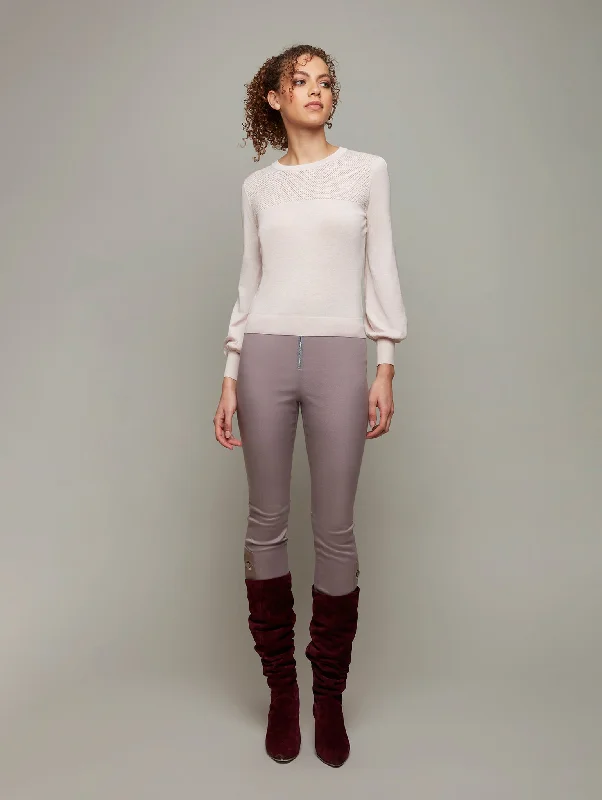 Super Deal FREESIA | Cotton-Silk Knit Top