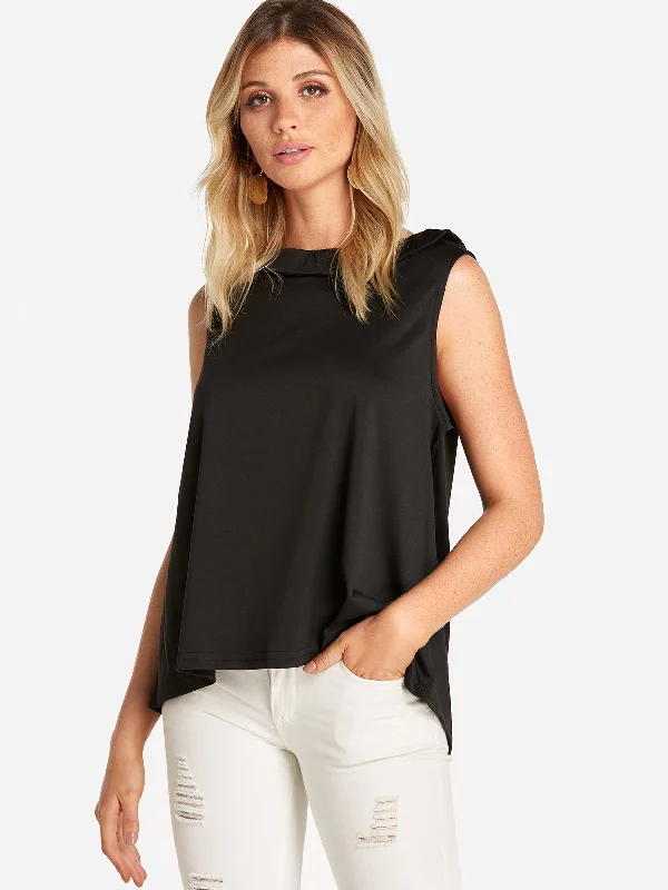 Early Bird Discount Custom Plain Self-Tie Sleeveless Camis