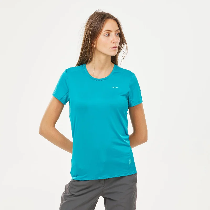 Can't Be Beat Quechua Women's Mountain Walking Short-Sleeved T-Shirt MH100