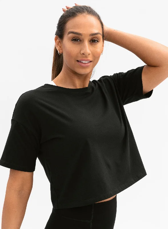Weekend Offers That Sizzle Crop Oversize Tee