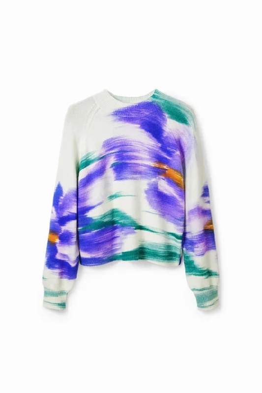 Crazy Deals Desigual Out-of-Focus Multi Colour Knitwear