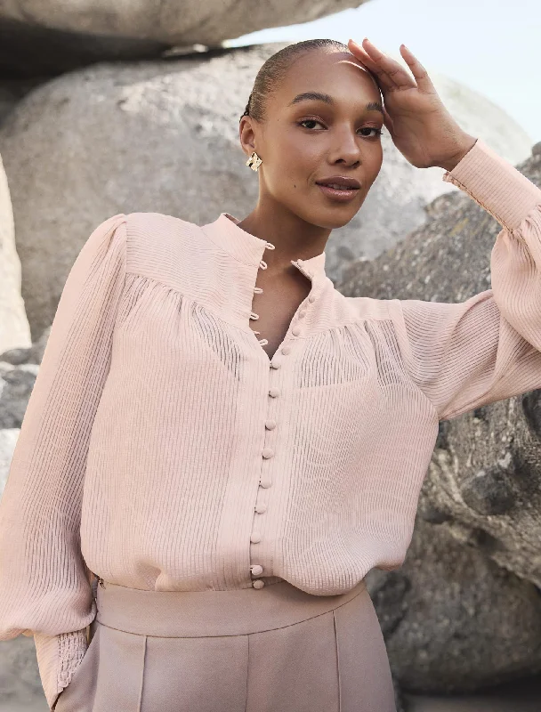 Price Meltdown Leo Soft Stripe Blouse
