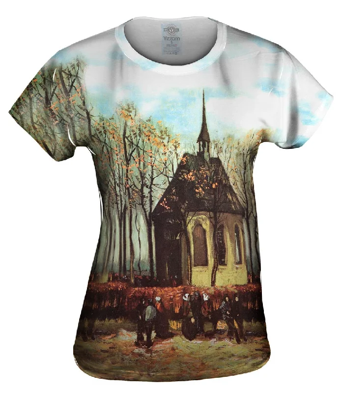 Weekend Deal Van Gogh -"Congregation Leaving Church" (1884)