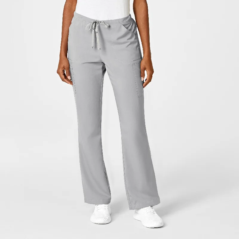 Best Seller PRO Women's Moderate Flare Leg Scrub Pant - Grey
