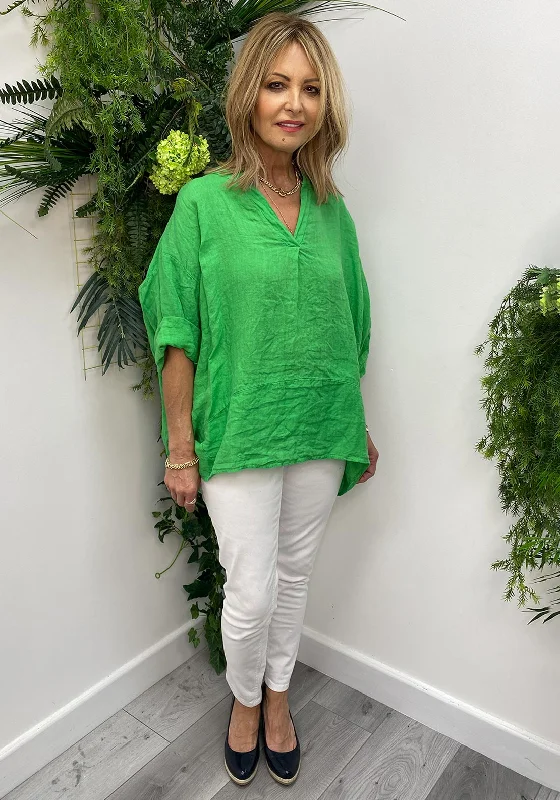 Best Deals The Serafina Collection One Size Tunic Top, Green