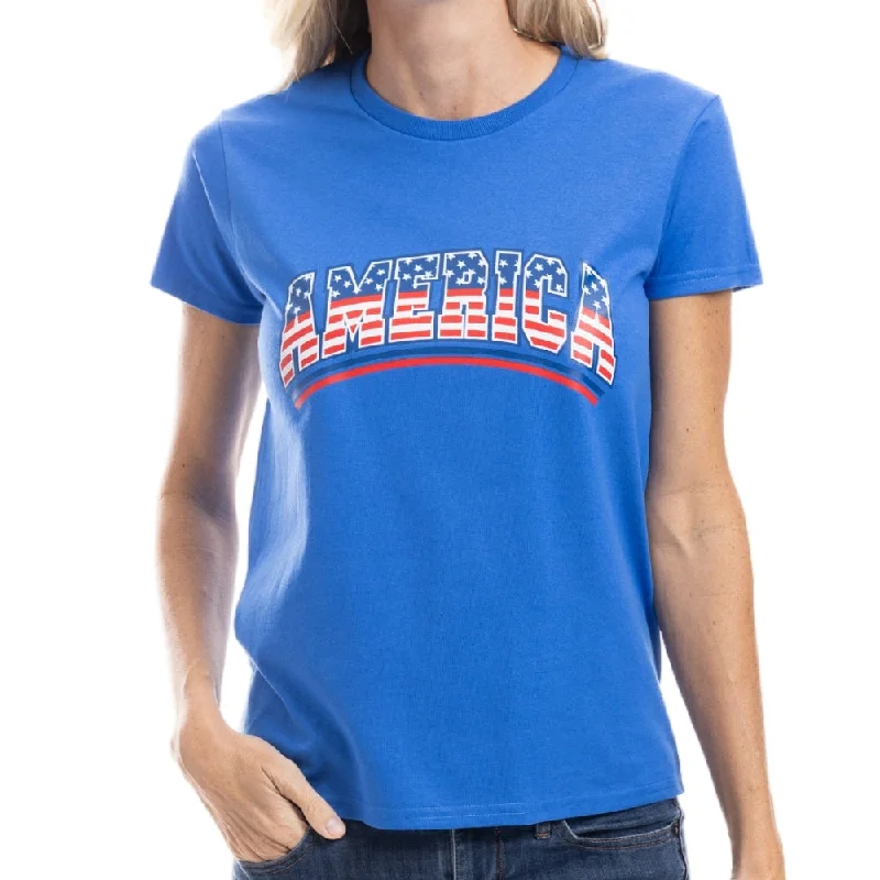 Buy More, Save More Women's America Stars and Stripes T-Shirt