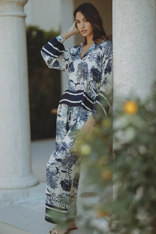 The Best Prices BOTANIC PANTS - NAVY