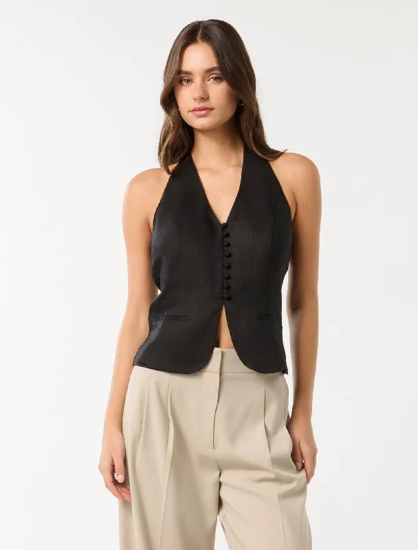 Act Fast Elsie Halter Vest