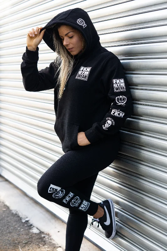 Weekend Shopping Made Better Heist | Women's Gym Hoodie | Black