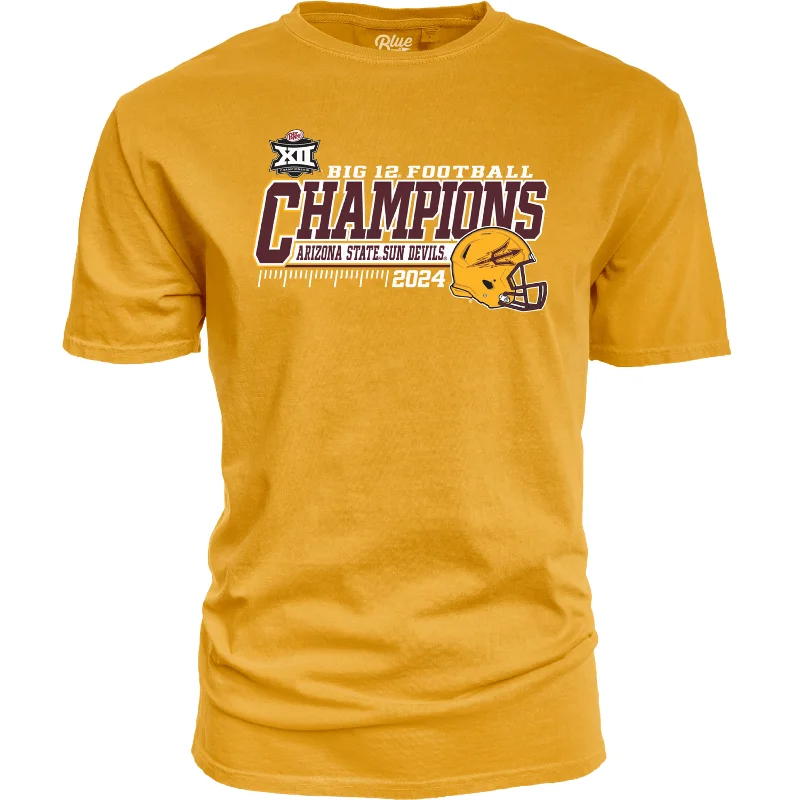 Weekend Price Cuts Galore ASU Big XII Champs Ladies Scoop LR Tee GLD