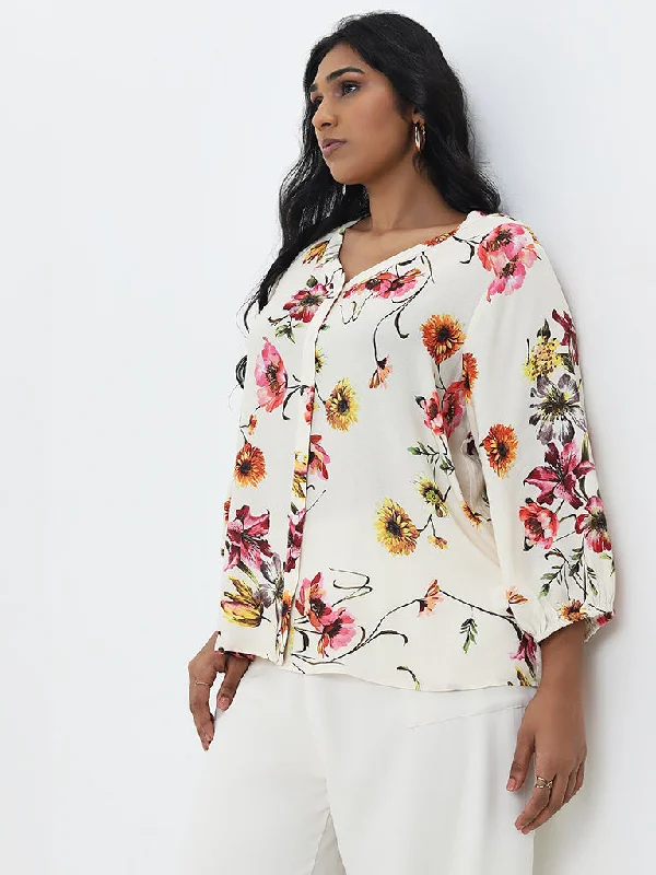 Final Markdown Gia Multicolour Floral Print Top