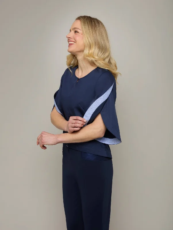 Super Deal PRISMATOID | Overlap Sleeve Blouse
