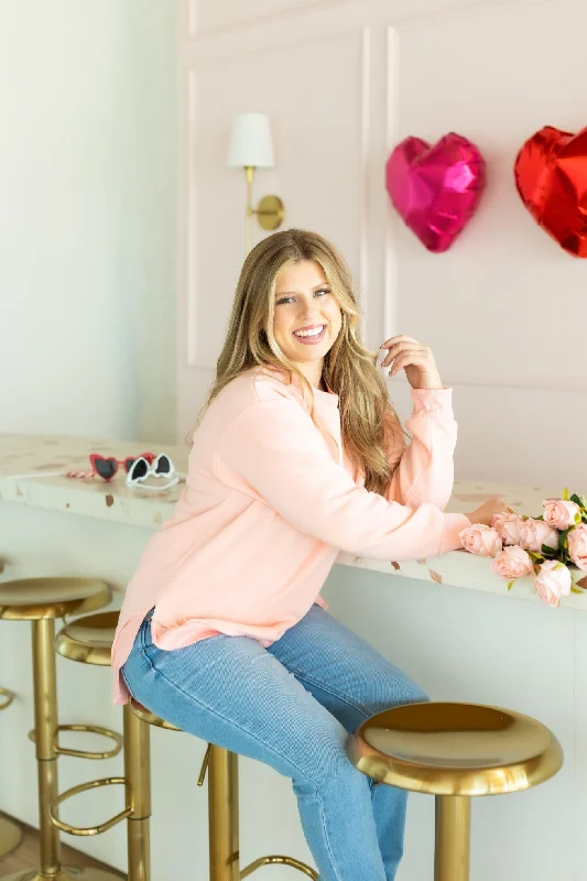 Buy Now Pink Fleece Sweatshirt