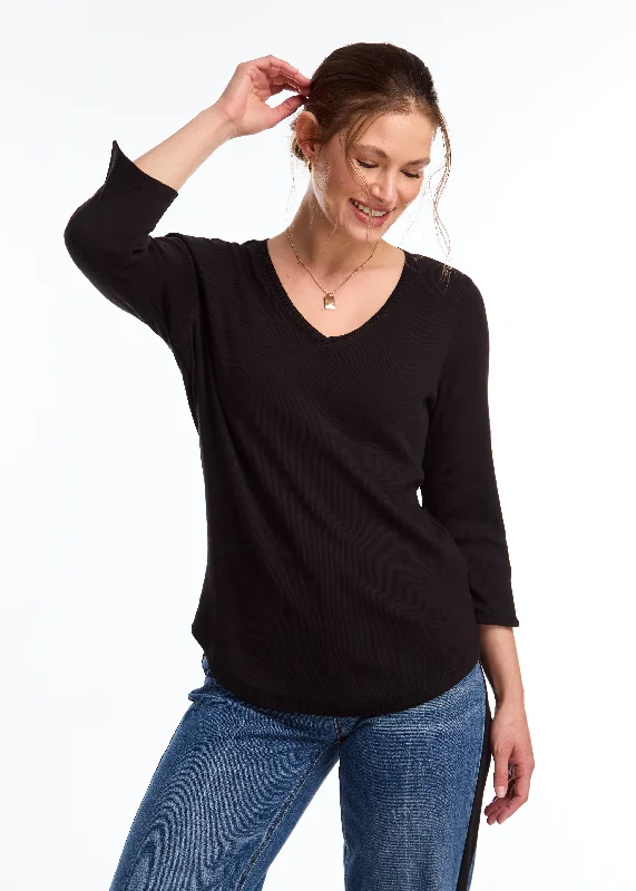 Limited Quantity 3/4 Sleeve V-Neck Top