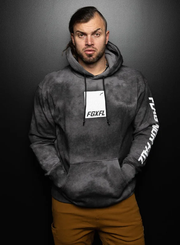 Limited Supply KNOCKOUT SWEATSHIRT - BLACK WEAR & TEAR