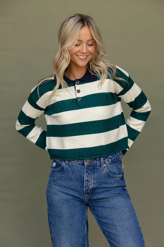 Weekend Specials to Celebrate The Real Thing Collared Sweater
