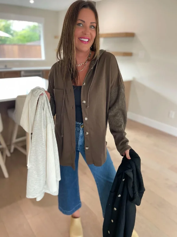Epic Deals PREORDER: Rowan Knit Sleeve Jacket in Three Colors