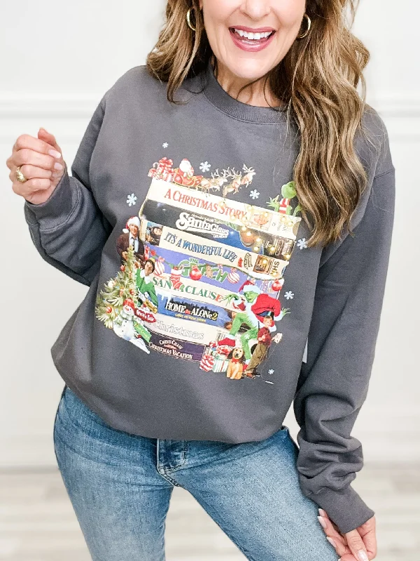 Daily Deals Christmas on VHS Graphic Top