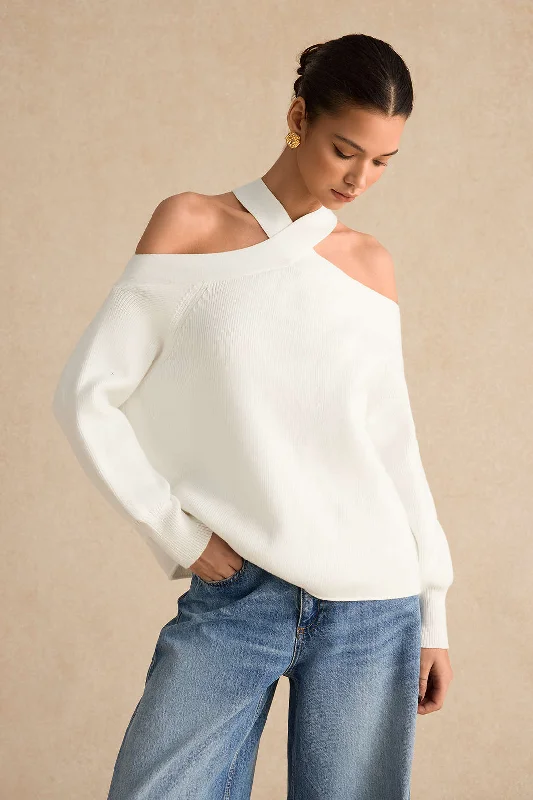 Today’s Special Basic Knitted Cut Out Long-Sleeve Top