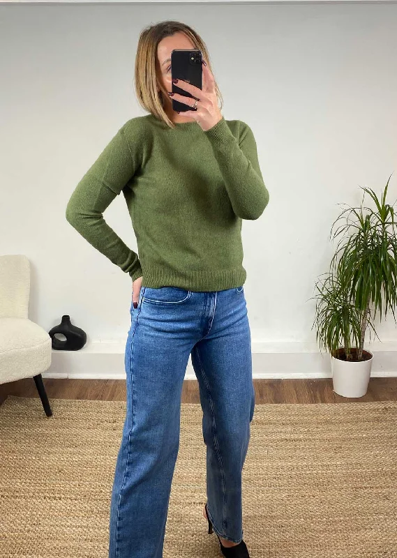 Weekend Specials to Snag Alice Soft Knit Jumper in Khaki
