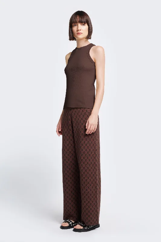 Steals and Deals Flux Racer Back Tank Chocolate