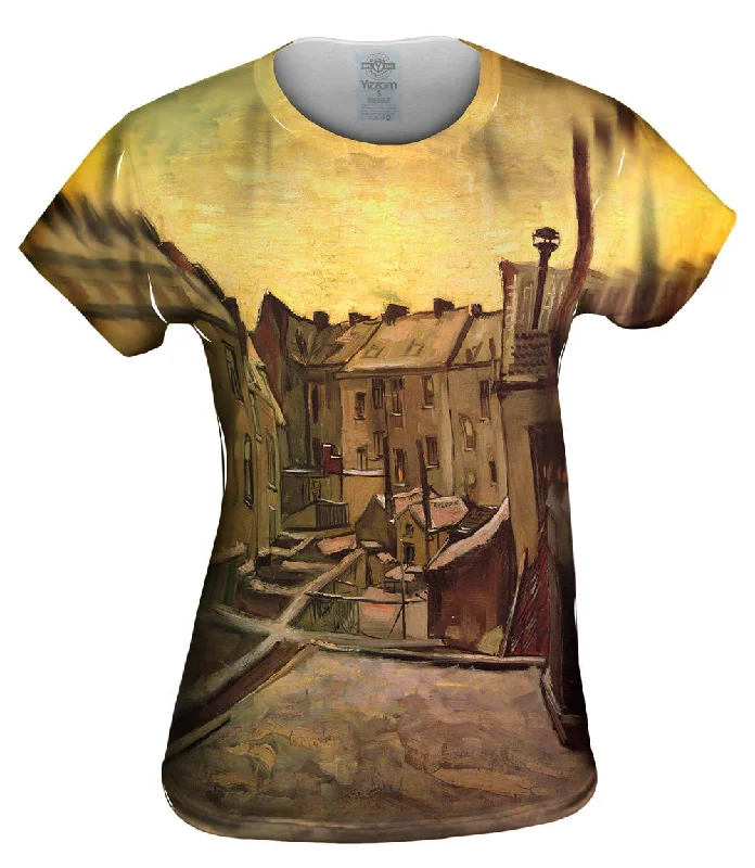 Big Savings Van Gogh -"Backyard of Old Houses" (1885)