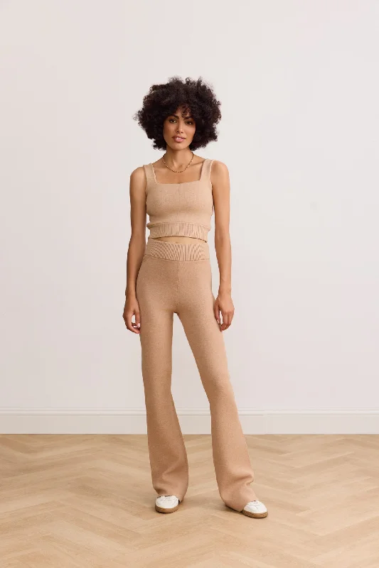 Weekend Offers That Thrill OLLY flared pants - Camel
