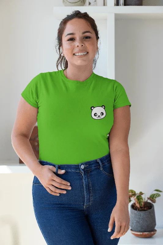 Weekend Deals That Spark " CUTE PANDA " - HALF-SLEEVE POCKET DESIGN T-SHIRTS