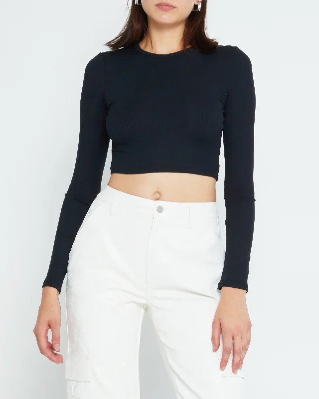 New Markdowns Weekend Cropped Longsleeve