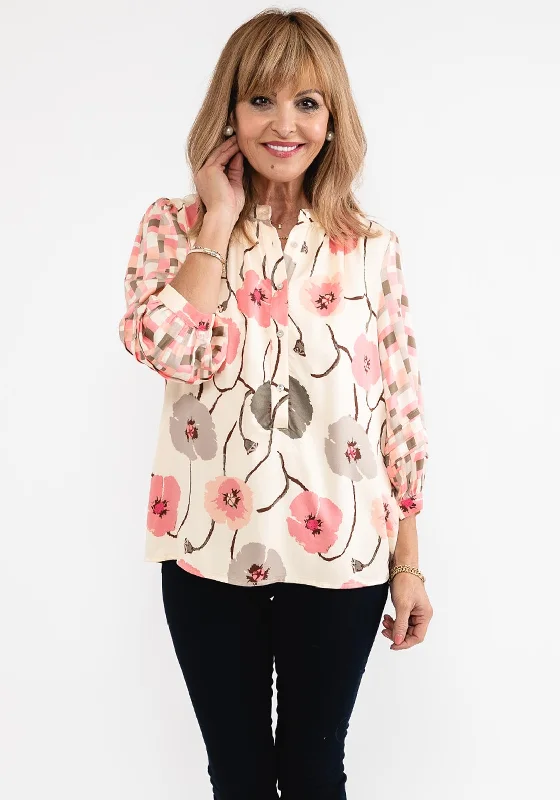 Sale Event Costamani Jolene Floral Blouse, Pink Multi