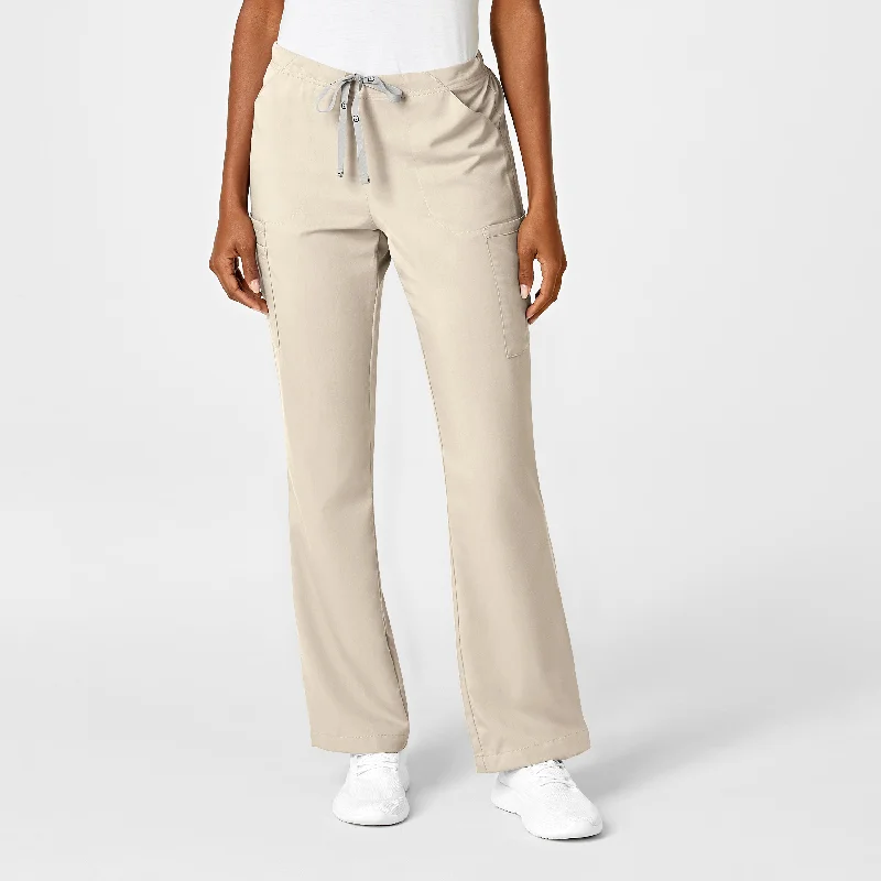 Weekend Flash Sale PRO Women's Moderate Flare Leg Scrub Pant - Khaki